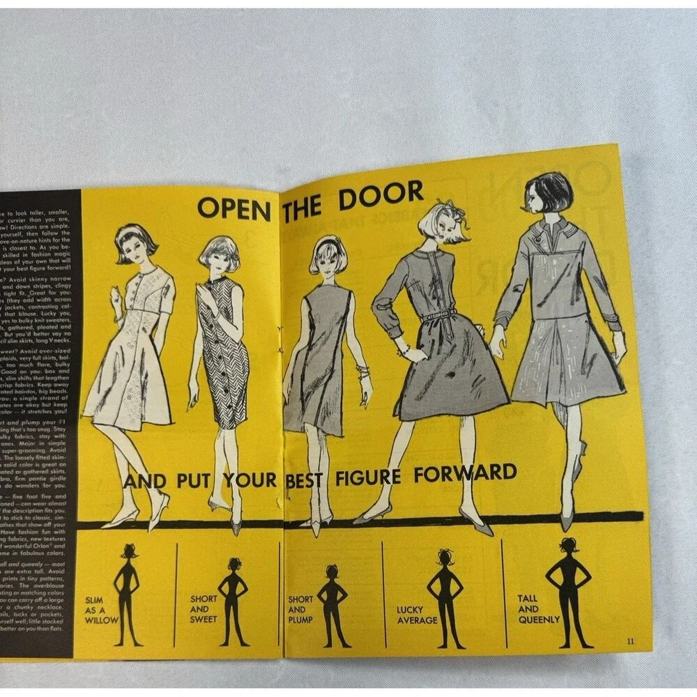 Vintage 1960s DuPont Fashion Booklet Open The Door To The Well Mannered Look Mod